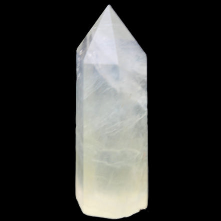 Yellow Fluorite 56*17*19mm wand 40g in sunlight - Rocks and Things Store