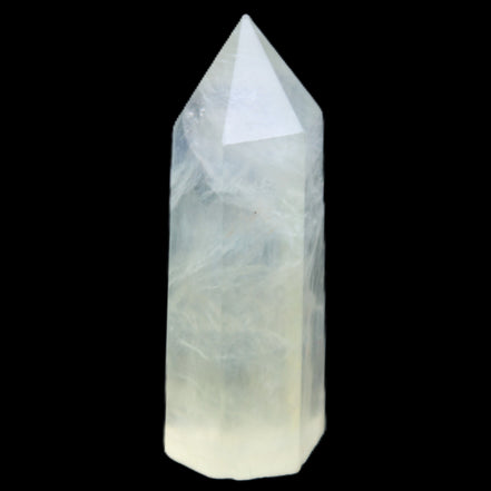 Yellow Fluorite 56*17*19mm wand 40g in sunlight - Rocks and Things Store