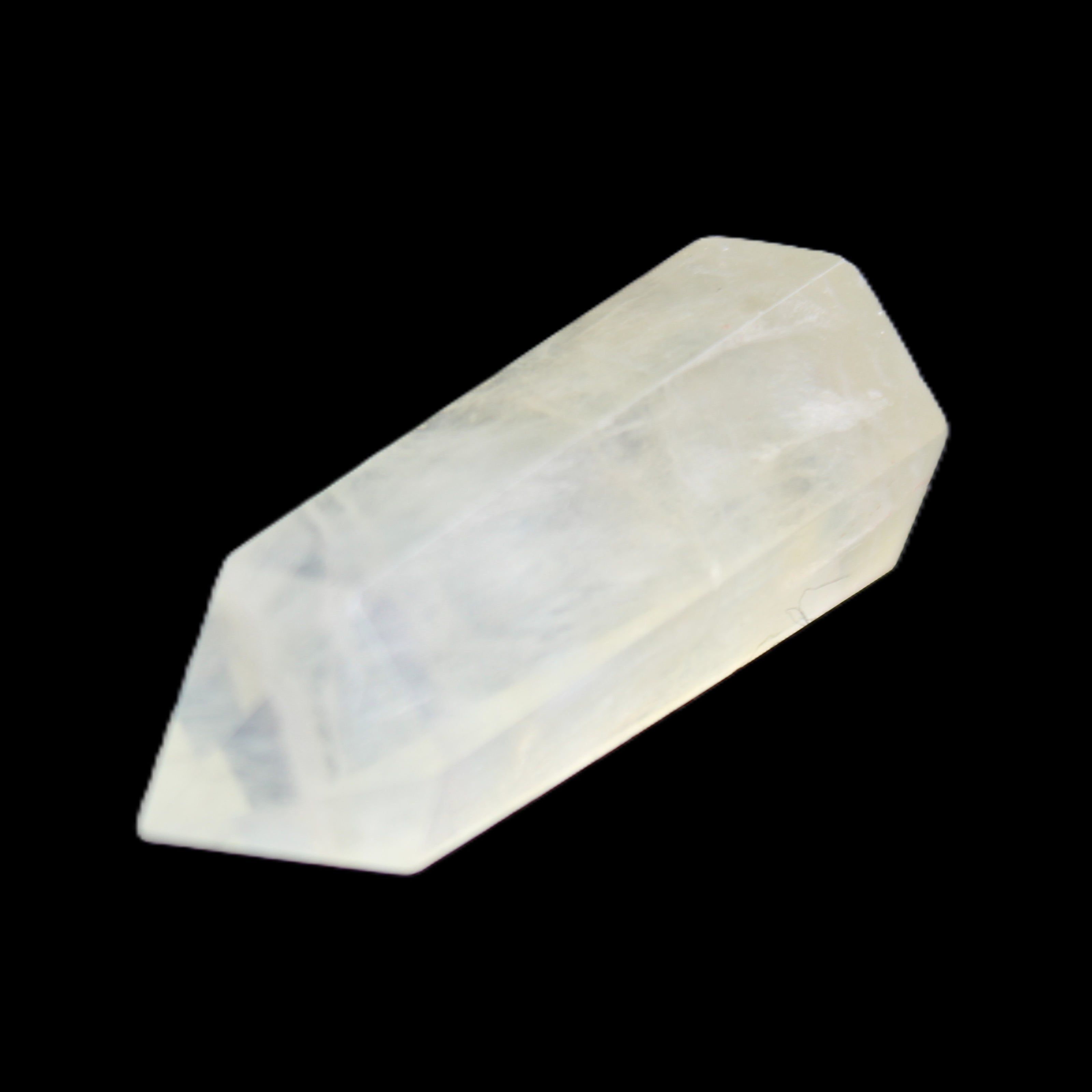 Yellow Fluorite 56*17*19mm wand 40g in sunlight - Rocks and Things Store