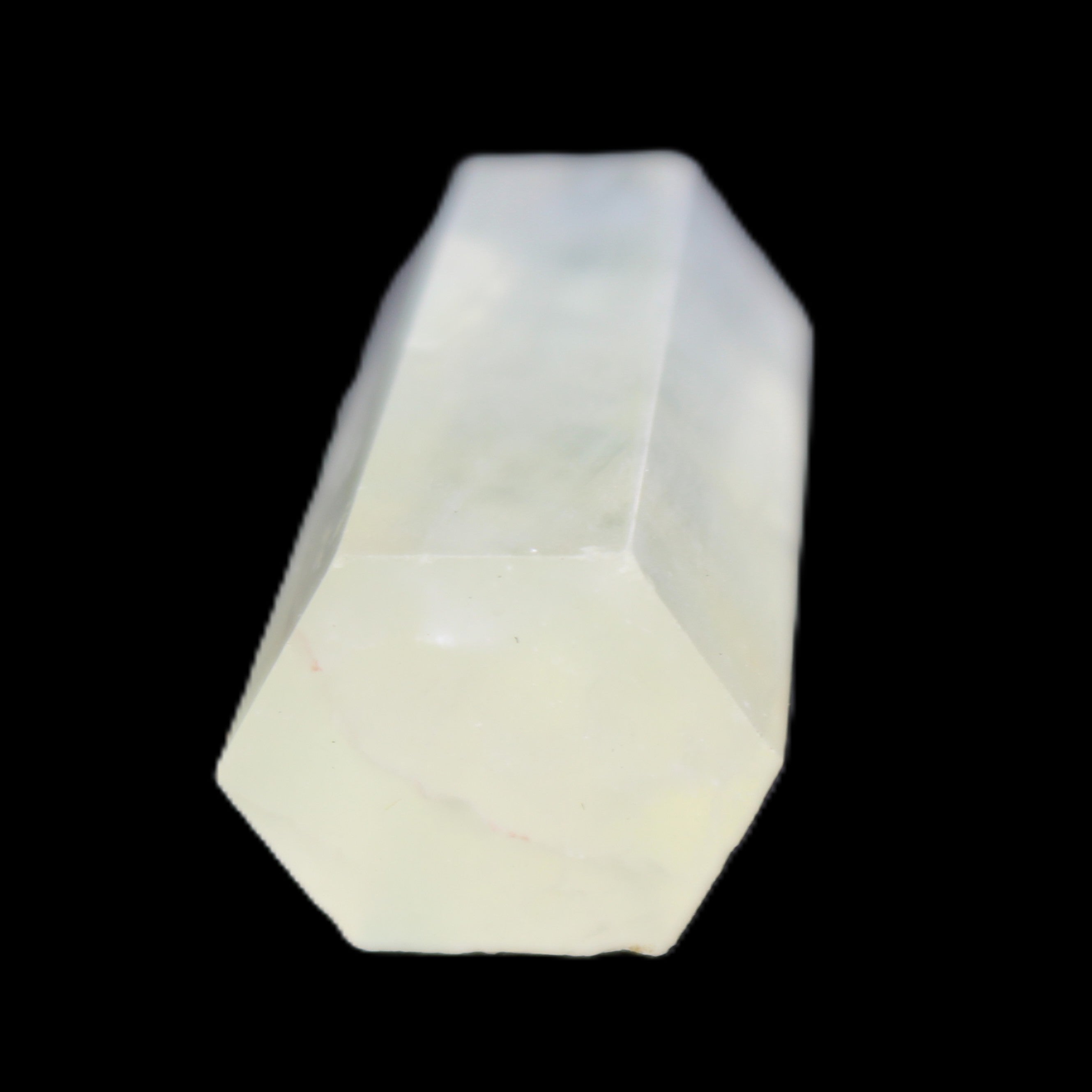 Yellow Fluorite 56*17*19mm wand 40g in sunlight - Rocks and Things Store