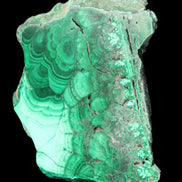Glossy Malachite specimen 106*74*12mm 298g in sunlight - Rocks and Things Store