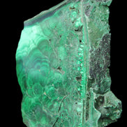 Glossy Malachite specimen 106*74*12mm 298g in sunlight - Rocks and Things Store