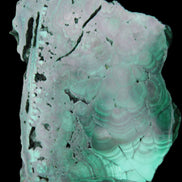 Glossy Malachite specimen 106*74*12mm 298g in sunlight - Rocks and Things Store