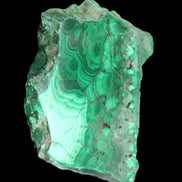 Glossy Malachite specimen 106*74*12mm 298g in sunlight - Rocks and Things Store