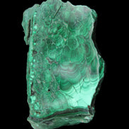 Glossy Malachite specimen 106*74*12mm 298g in sunlight - Rocks and Things Store