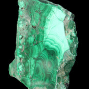 Glossy Malachite specimen 106*74*12mm 298g in sunlight - Rocks and Things Store