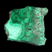 Glossy Malachite specimen 106*74*12mm 298g in sunlight - Rocks and Things Store