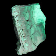 Glossy Malachite specimen 106*74*12mm 298g in sunlight - Rocks and Things Store