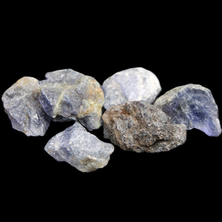 Cordierite 3-6 natural stones 10-11g in sunlight - Rocks and Things Store