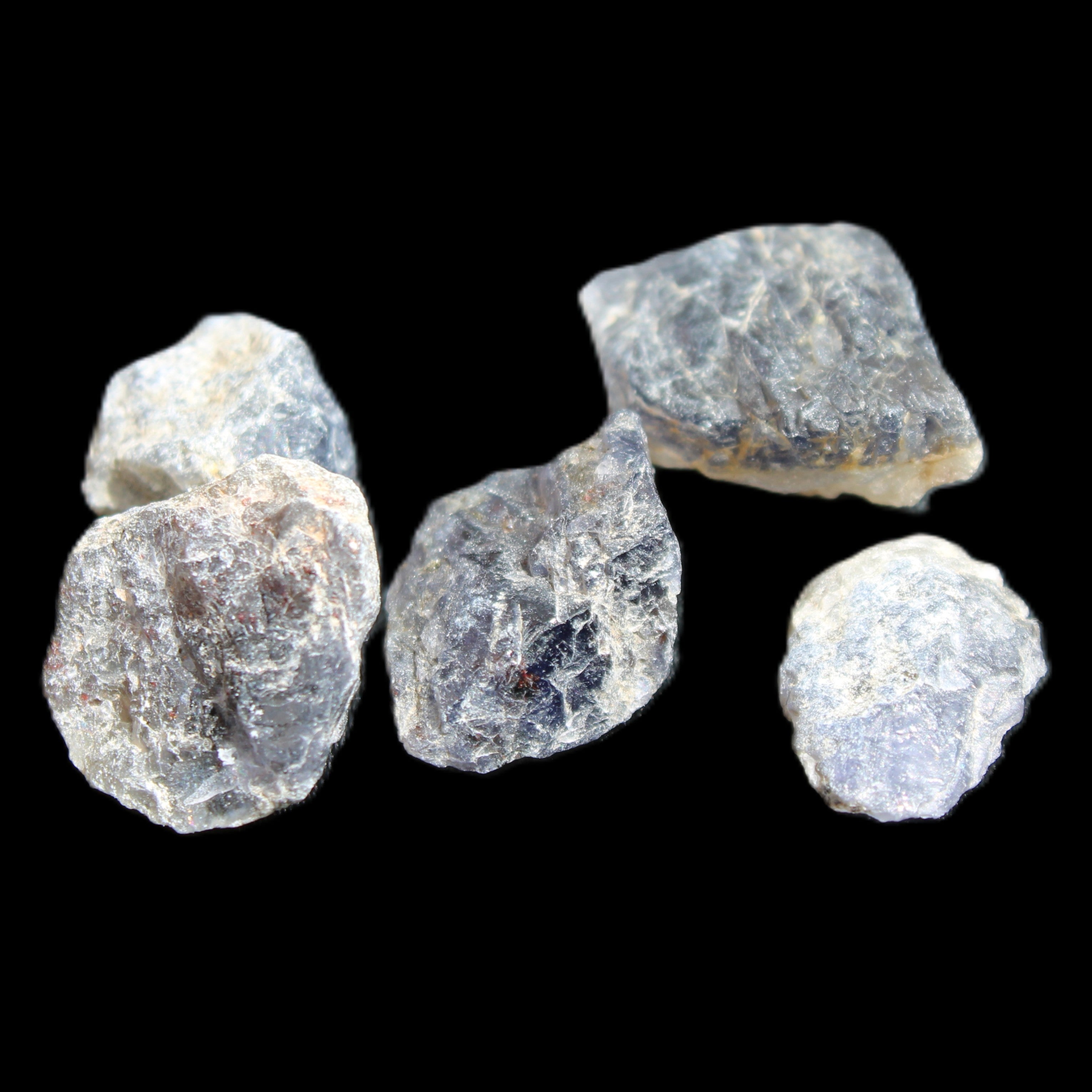 Cordierite 3-6 natural stones 10-11g in sunlight - Rocks and Things Store