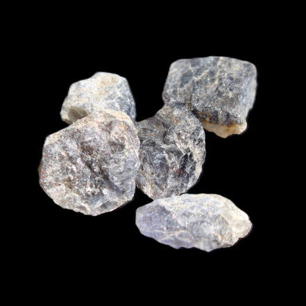 Cordierite 3-6 natural stones 10-11g in sunlight - Rocks and Things Store