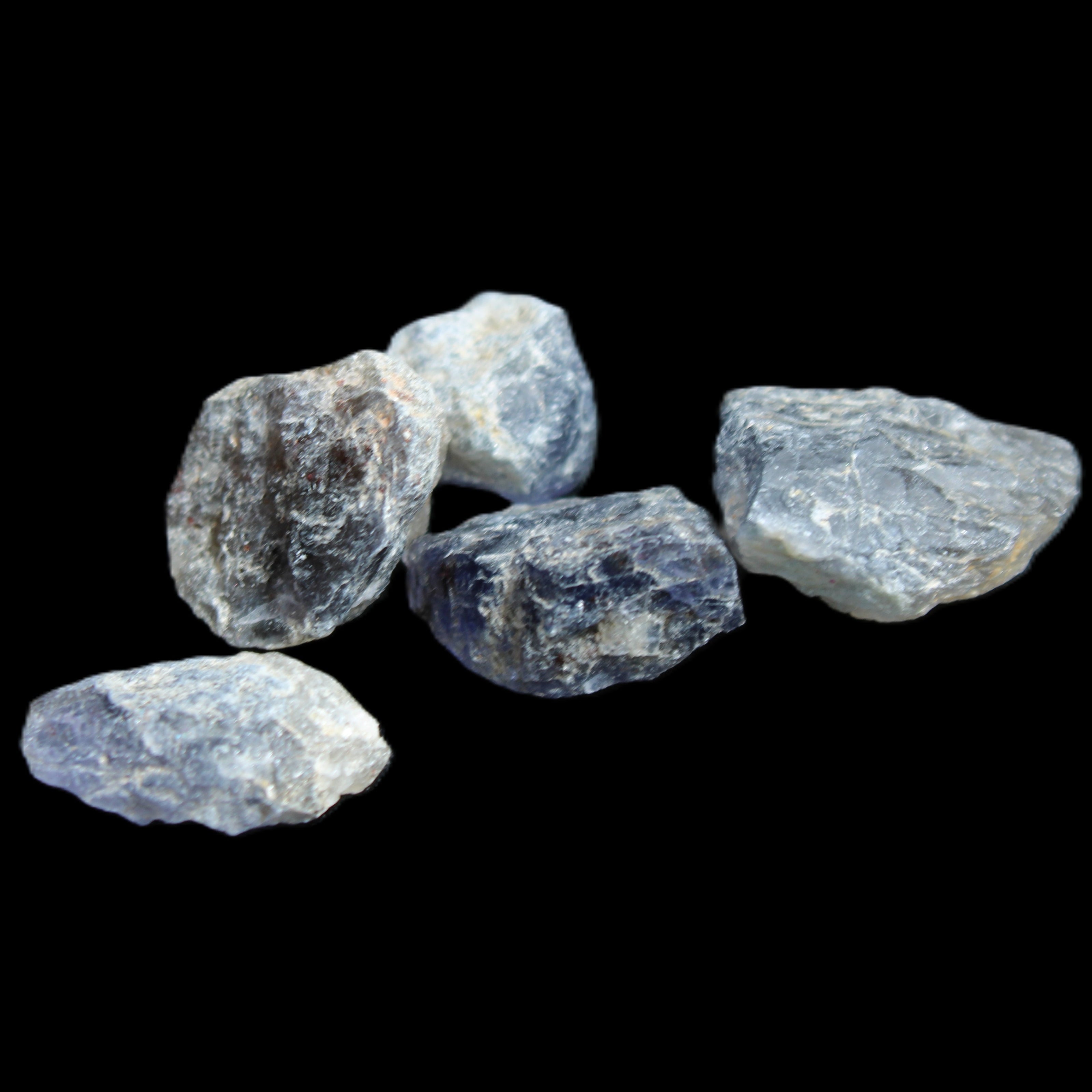 Cordierite 3-6 natural stones 10-11g in sunlight - Rocks and Things Store