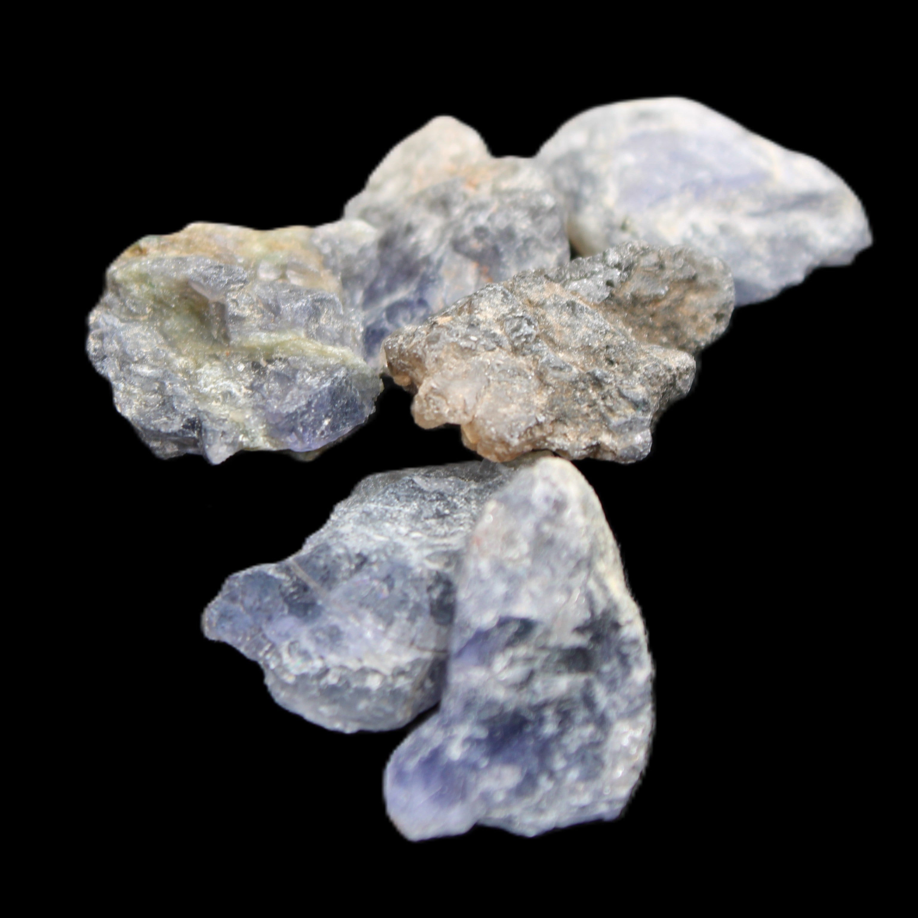 Cordierite 3-6 natural stones 10-11g in sunlight - Rocks and Things Store