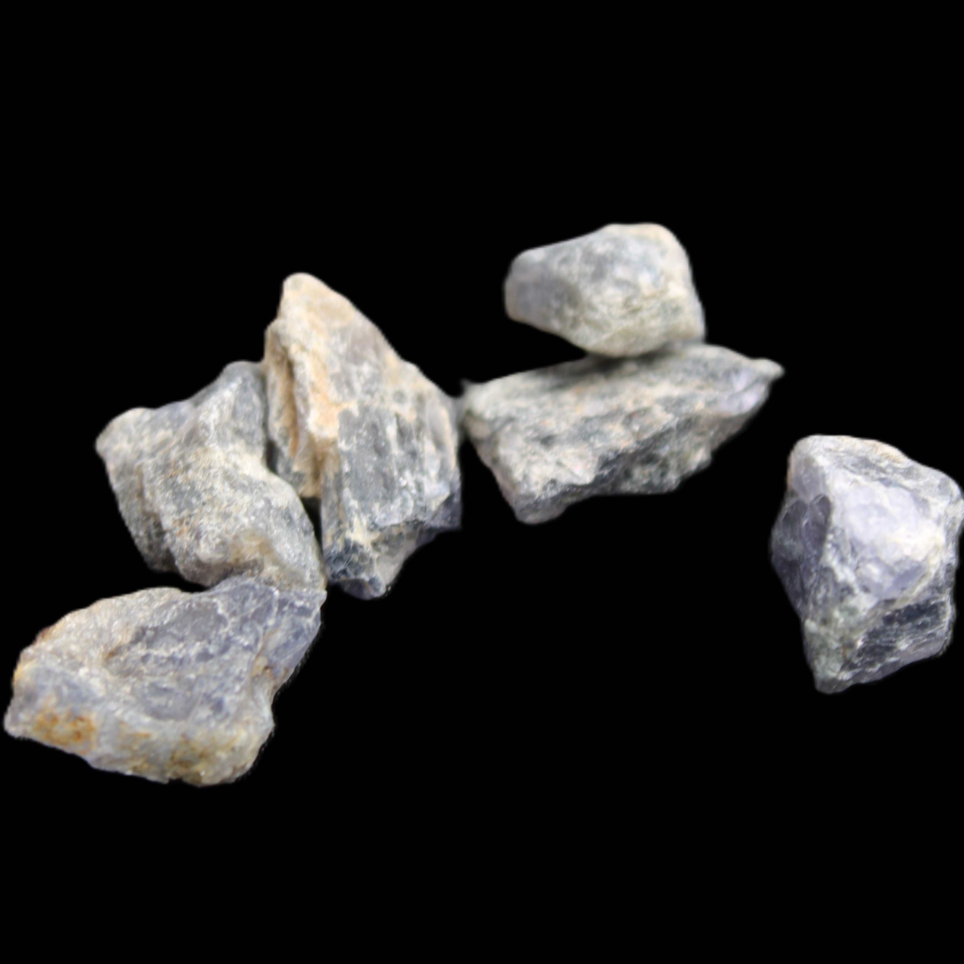 Cordierite 3-6 natural stones 10-11g in sunlight - Rocks and Things Store