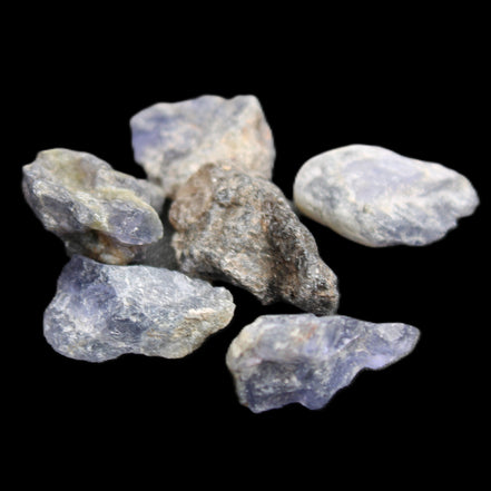 Cordierite 3-6 natural stones 10-11g in sunlight - Rocks and Things Store