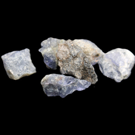 Cordierite 3-6 natural stones 10-11g in sunlight - Rocks and Things Store