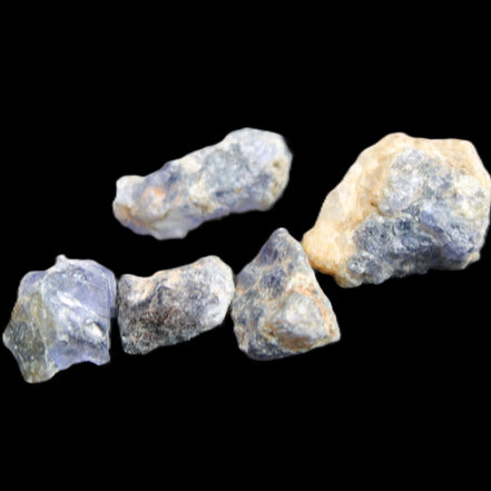 Cordierite 3-6 natural stones 10-11g in sunlight - Rocks and Things Store