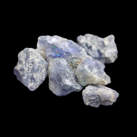 Cordierite 3-6 natural stones 10-11g in sunlight - Rocks and Things Store