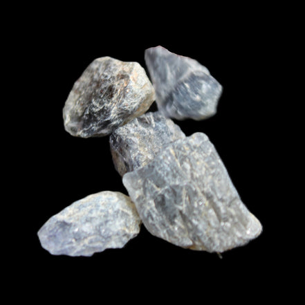 Cordierite 3-6 natural stones 10-11g in sunlight - Rocks and Things Store