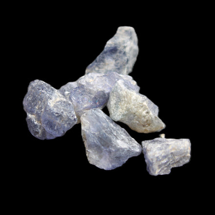 Cordierite 3-6 natural stones 10-11g in sunlight - Rocks and Things Store