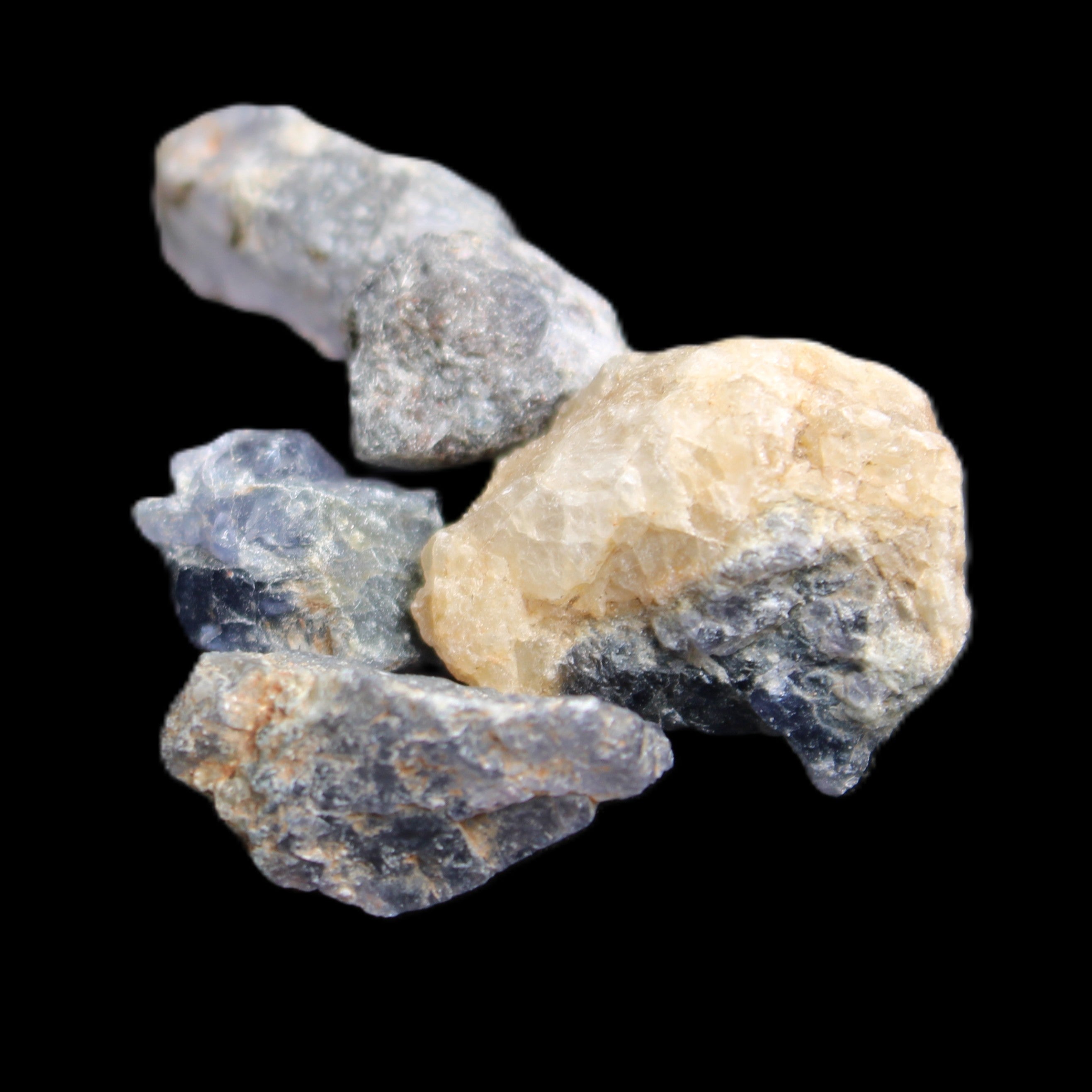 Cordierite 3-6 natural stones 10-11g in sunlight - Rocks and Things Store