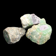 Ruby Red Corundum Green Jasper 2/3 specimens 19-20g in sunlight - Rocks and Things Store