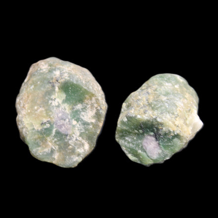 Ruby Red Corundum Green Jasper 2/3 specimens 19-20g in sunlight - Rocks and Things Store