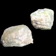 Ruby Red Corundum Green Jasper 2/3 specimens 19-20g in sunlight - Rocks and Things Store