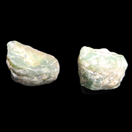 Ruby Red Corundum Green Jasper 2/3 specimens 19-20g in sunlight - Rocks and Things Store