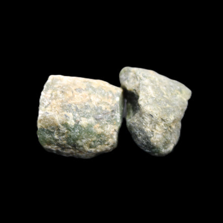 Ruby Red Corundum Green Jasper 2/3 specimens 19-20g in sunlight - Rocks and Things Store