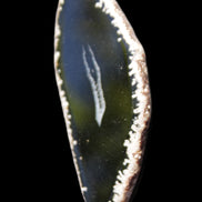 Agate Geode slice 76*35*5mm 24g in sunlight - Rocks and Things Store