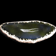 Agate Geode slice 76*35*5mm 24g in sunlight - Rocks and Things Store