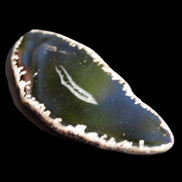 Agate Geode slice 76*35*5mm 24g in sunlight - Rocks and Things Store