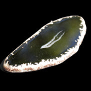 Agate Geode slice 76*35*5mm 24g in sunlight - Rocks and Things Store