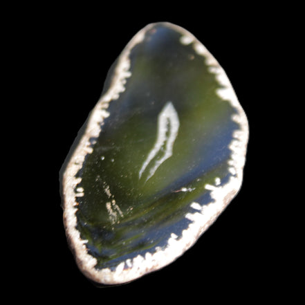 Agate Geode slice 76*35*5mm 24g in sunlight - Rocks and Things Store