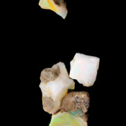 Natural Opal from Ethiopia 4 stones 8-9mm 13ct 2.6g in sunlight - Rocks and Things Store