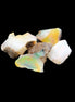 Natural Opal from Ethiopia 4 stones 8-9mm 13ct 2.6g in sunlight - Rocks and Things Store