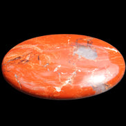 Red Jasper palmstone 56mm 45g in sunlight - Rocks and Things Store