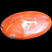 Red Jasper palmstone 56mm 45g in sunlight - Rocks and Things Store