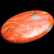 Red Jasper palmstone 56mm 45g in sunlight - Rocks and Things Store