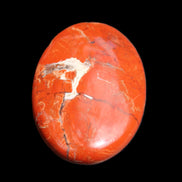 Red Jasper palmstone 56mm 45g in sunlight - Rocks and Things Store