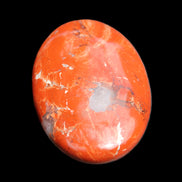 Red Jasper palmstone 56mm 45g in sunlight - Rocks and Things Store