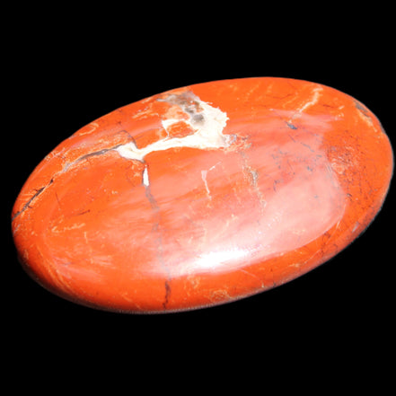 Red Jasper palmstone 56mm 45g in sunlight - Rocks and Things Store