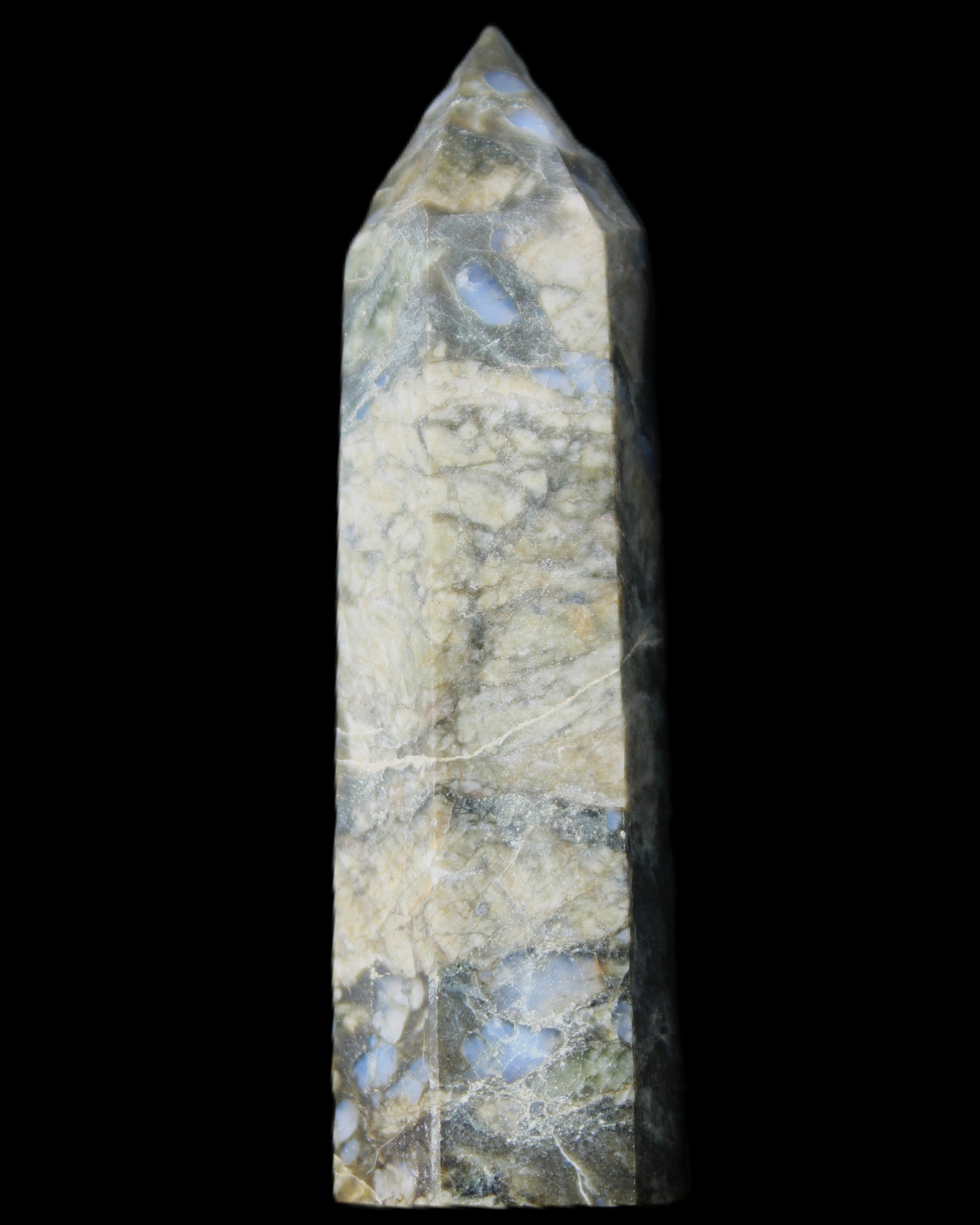 Llanite Que Sera wand 74mm 51g in sunlight - Rocks and Things Store