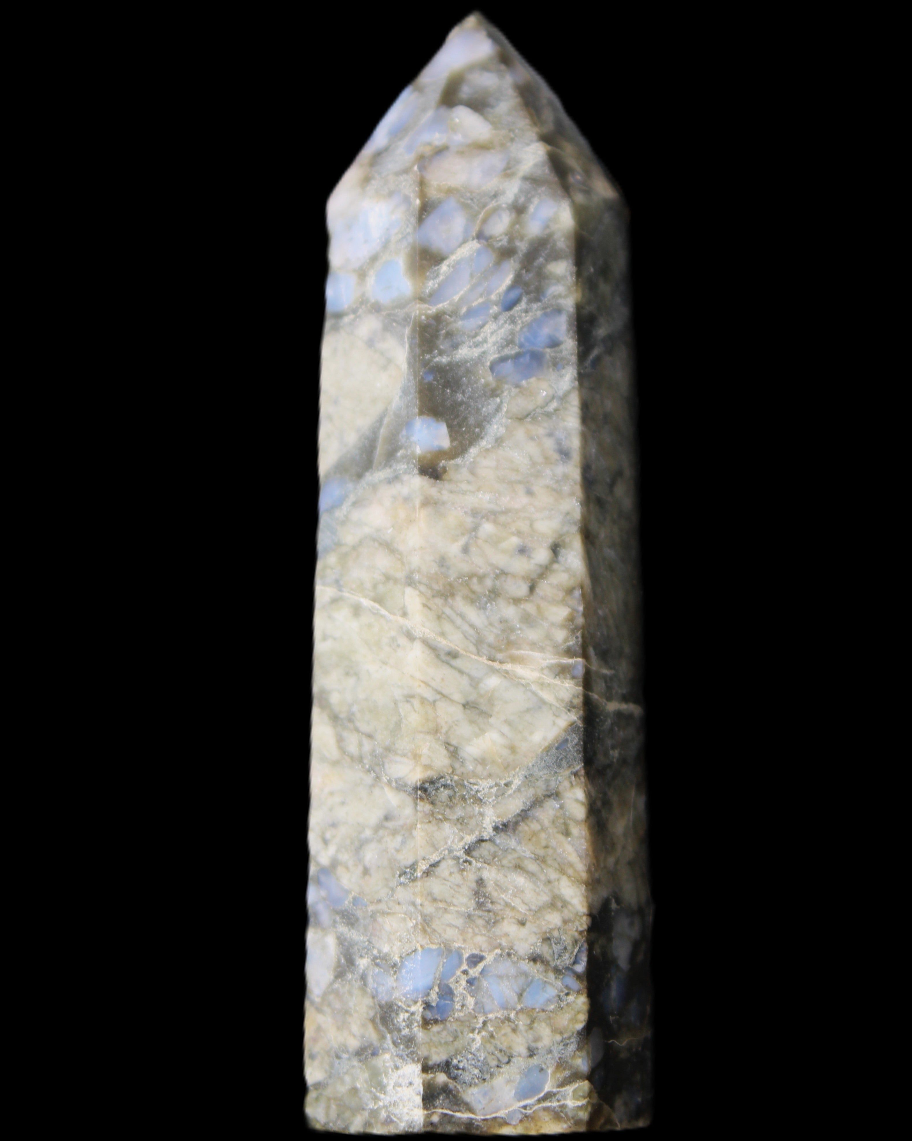 Llanite Que Sera wand 74mm 51g in sunlight - Rocks and Things Store