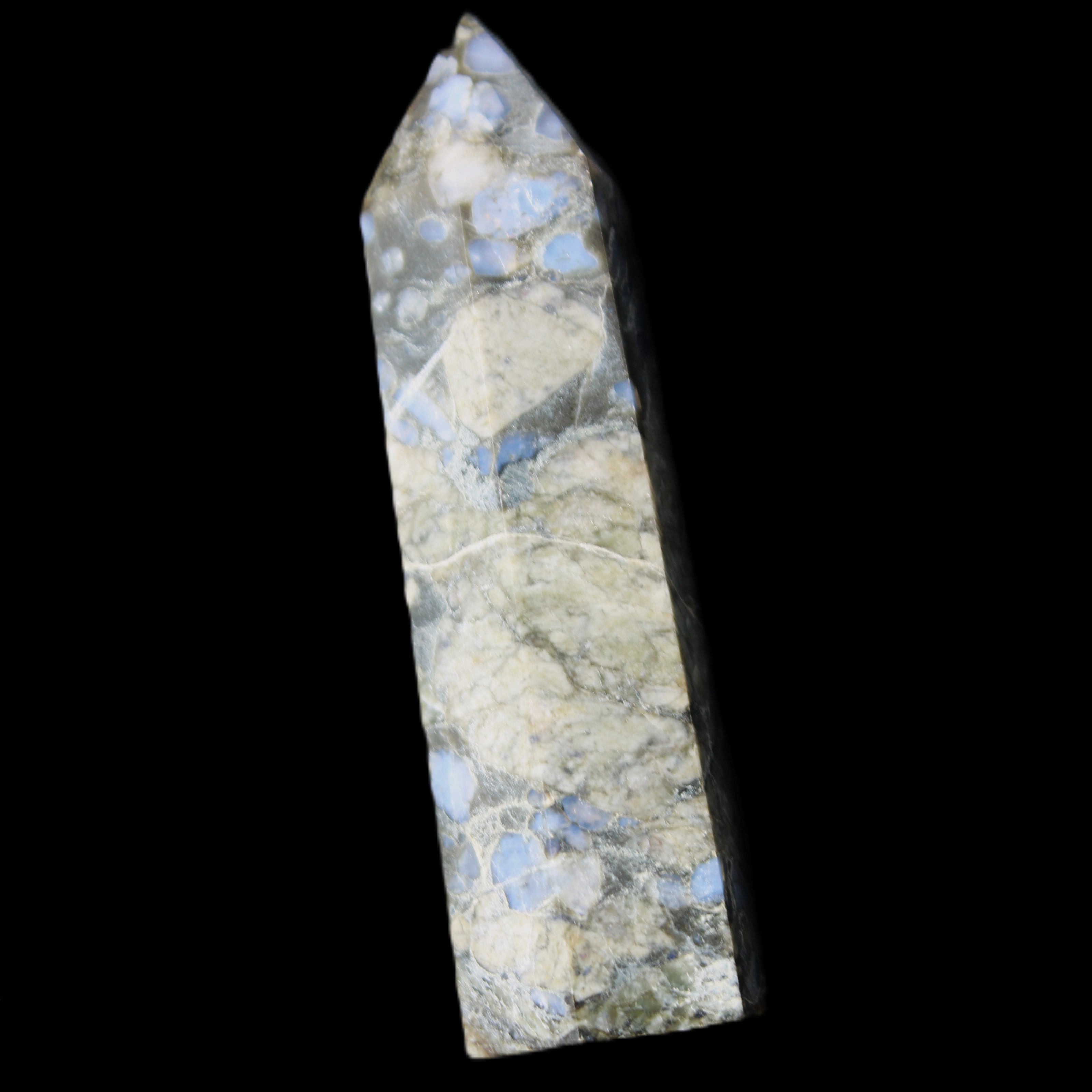 Llanite Que Sera wand 74mm 51g in sunlight - Rocks and Things Store