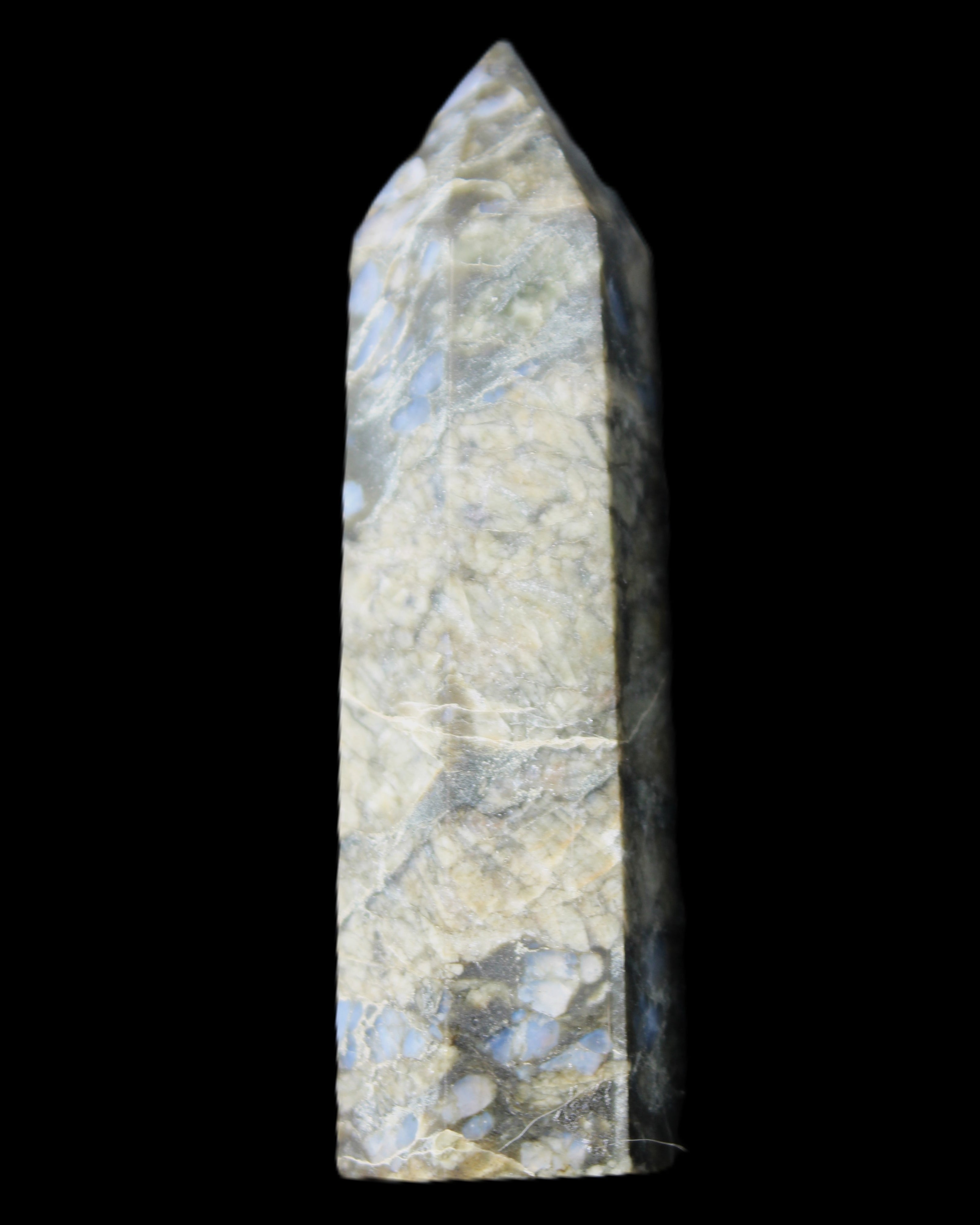 Llanite Que Sera wand 74mm 51g in sunlight - Rocks and Things Store