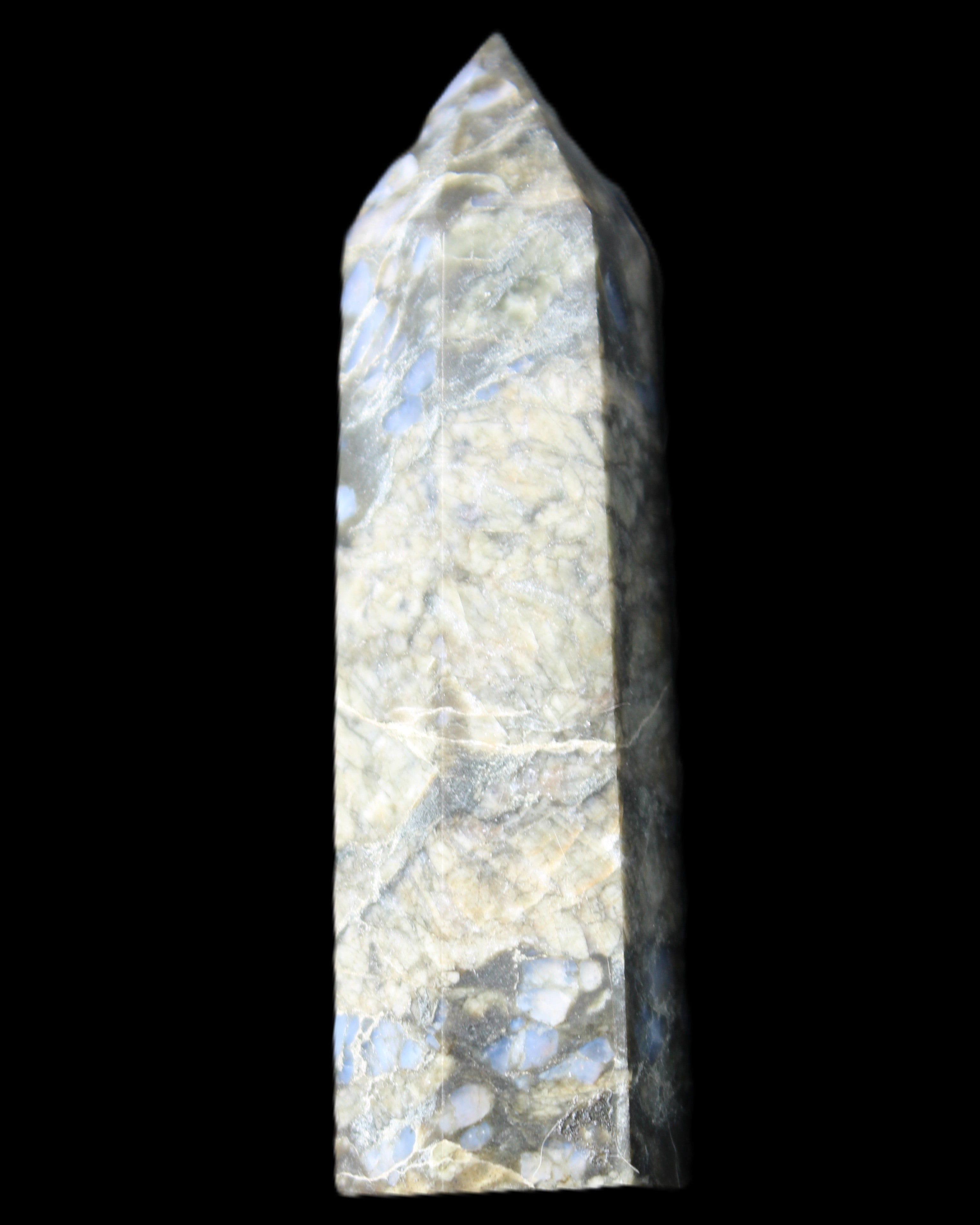 Llanite Que Sera wand 74mm 51g in sunlight - Rocks and Things Store