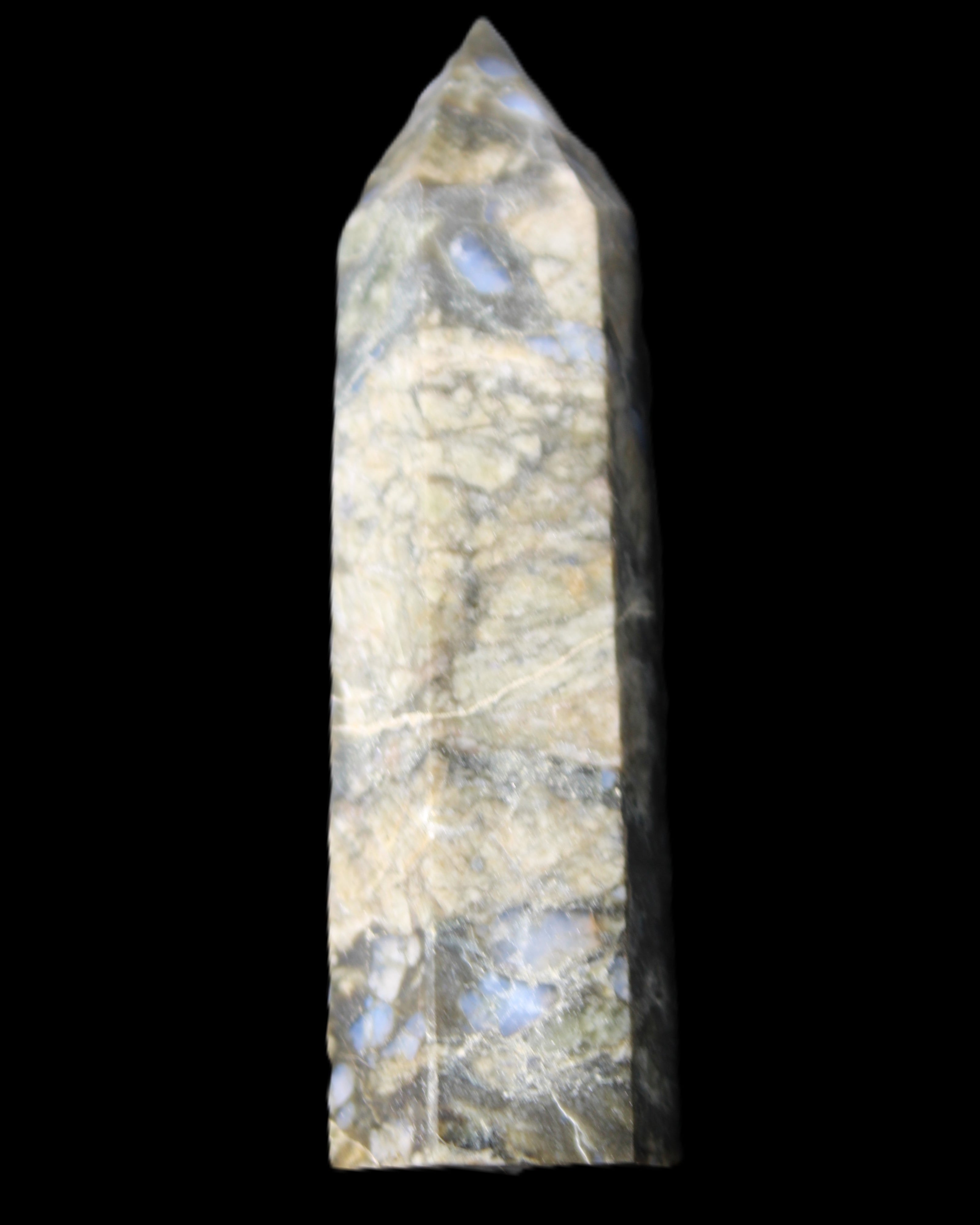 Llanite Que Sera wand 74mm 51g in sunlight - Rocks and Things Store