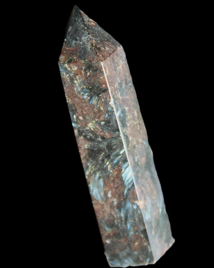 Astrophyllite wand 88mm 100g in sunlight - Rocks and Things Store